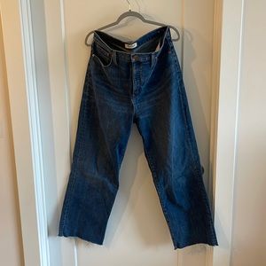 Madewell slim wide-leg crop TALL